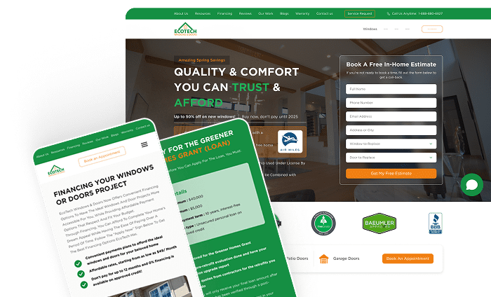 EcoTechWindows Portfolio Image