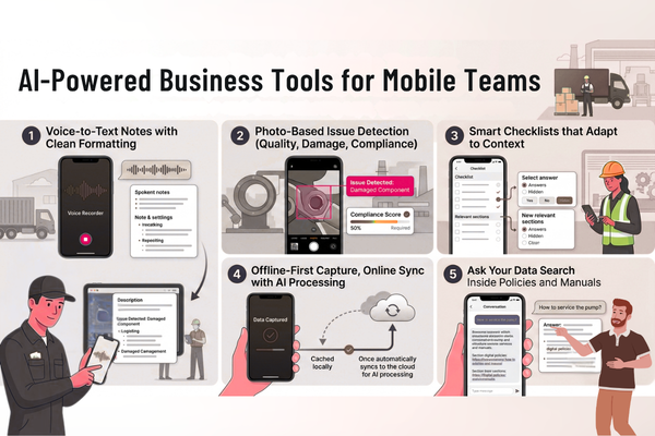 AI-powered mobile app for enterprise field teams