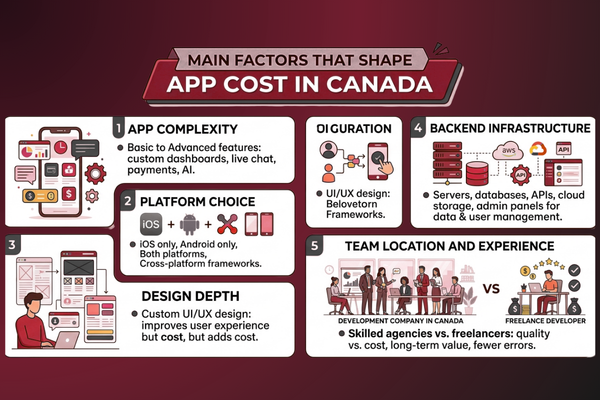 Main Factors That Shape App Cost in Canada