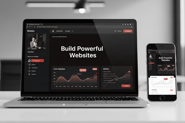 WordPress dashboard showing why businesses use WordPress to build powerful websites for growth and analytics