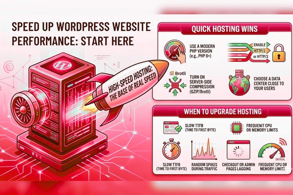 Guide to speeding up WordPress websites through hosting and server setup