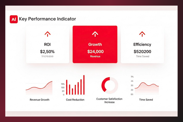 AI ROI dashboard for business growth metrics