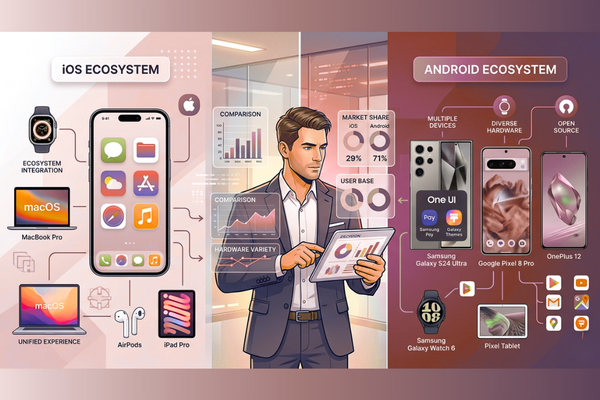 iOS vs Android app development comparison for business decision-making