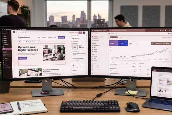 WordPress website redesign process for SEO improvement