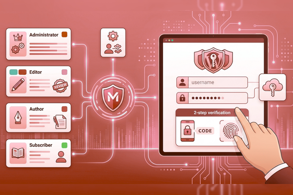 WordPress login security with two-factor authentication