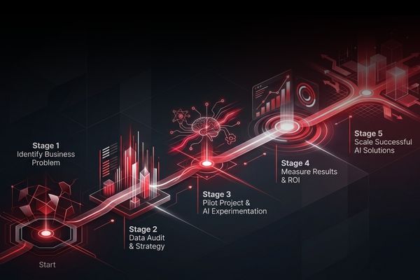AI strategy roadmap for building a competitive business advantage