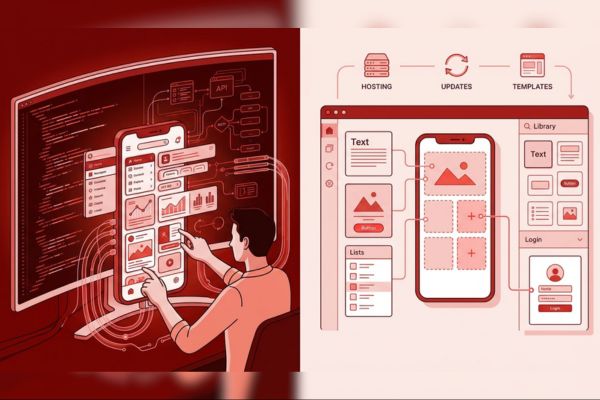 Custom app development compared with app builders