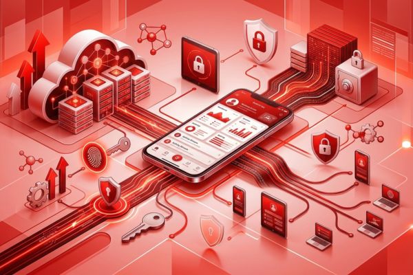 Scalable and secure custom mobile application