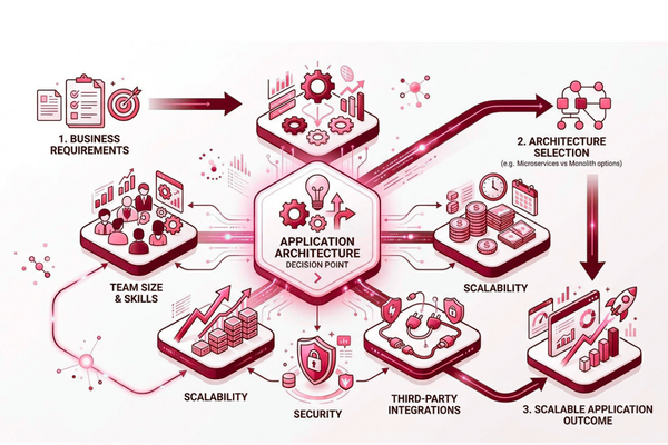 Software architecture decision framework based on team, budget, scalability, security, and integrations